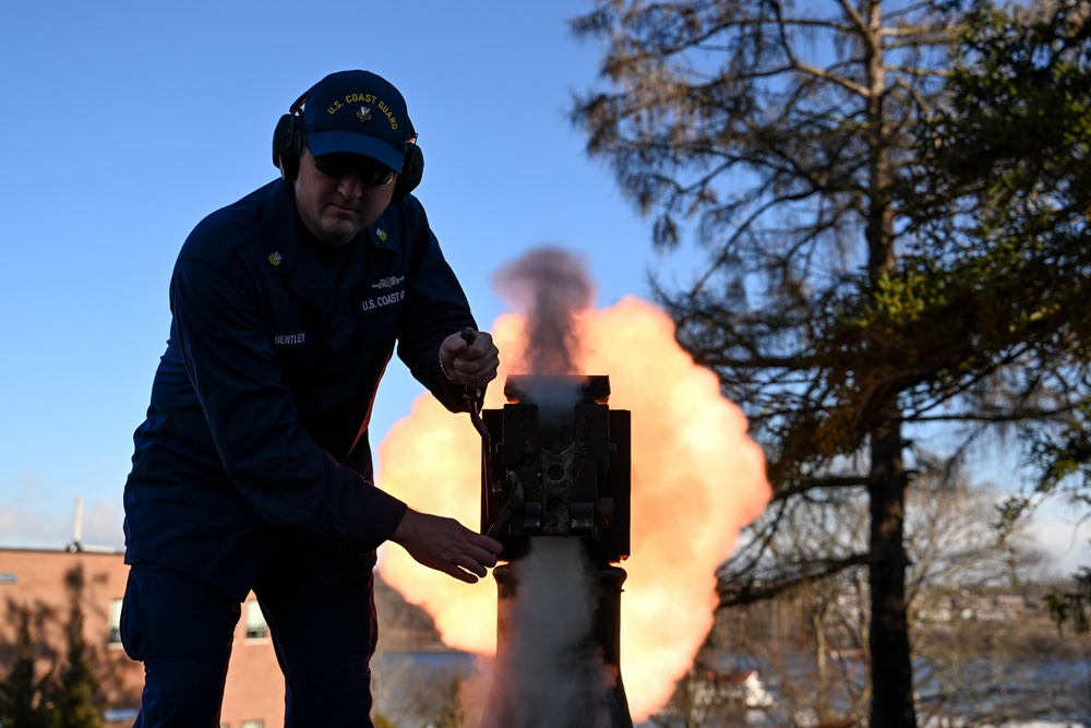 Coast Guard Academy ceremonial cannon