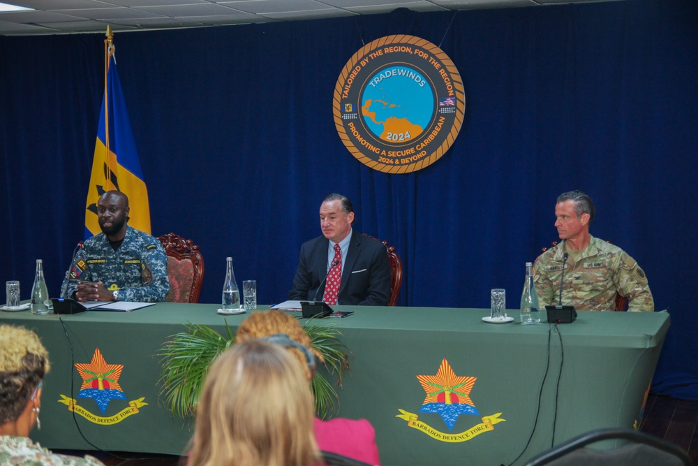 TRADEWINDS 24 co-leads conduct media engagements ahead of exercise