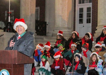 Fort Belvoir Families gather for Winterfest holiday kick off