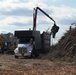 Hurricane Helene Recovery: Temporary Debris Management Site in Screven County, Georgia.