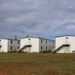 Contractor-owned barracks for H-2B visa workers are pictured during a safety inspection by the Office in Charge of Construction