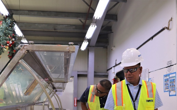 Safety personnel inspect dining facilities in contractor owned facilities for H-2B visa workers