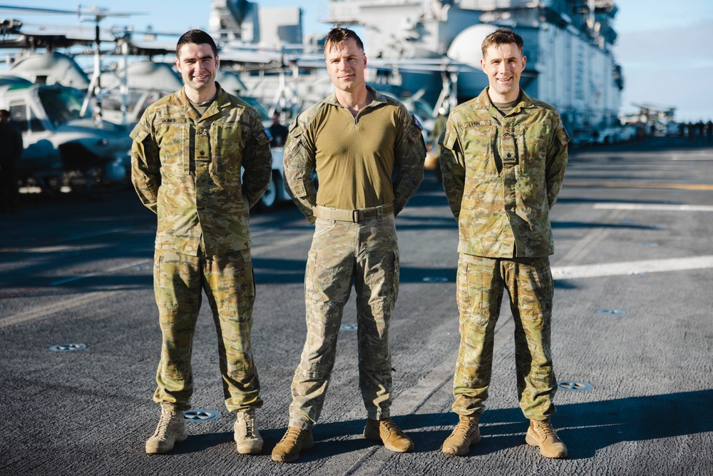 Aussies Aboard: Three Australian Soldiers Deploy with the 15th MEU