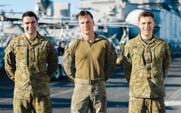 Aussies Aboard: Three Australian Soldiers Deploy with the 15th MEU