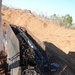Hurricane Helene Recovery: Temporary Debris Management Site in Montgomery County, Georgia.