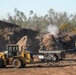 Hurricane Helene Recovery: Temporary Debris Management Site in Montgomery County, Georgia.