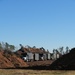 Hurricane Helene Recovery: Temporary Debris Management Site in Montgomery County, Georgia.