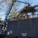 Hurricane Helene Recovery: Temporary Debris Management Site in Montgomery County, Georgia.