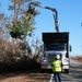 Hurricane Helene Recovery: Temporary Debris Management Site in Montgomery County, Georgia.