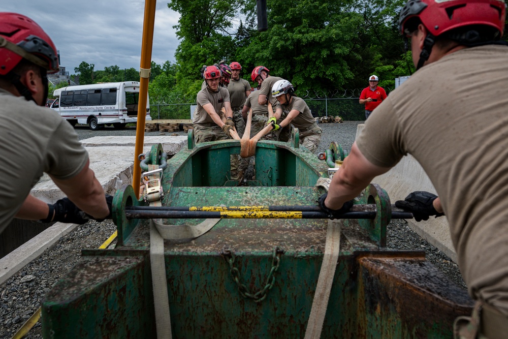 911th Technical Rescue Engineer Company Competes in Rescue Challenge 2024