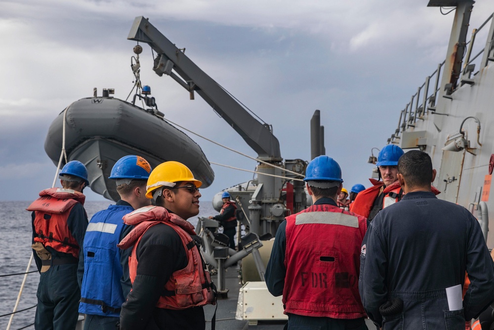 USS Higgins Conducts Training Drills