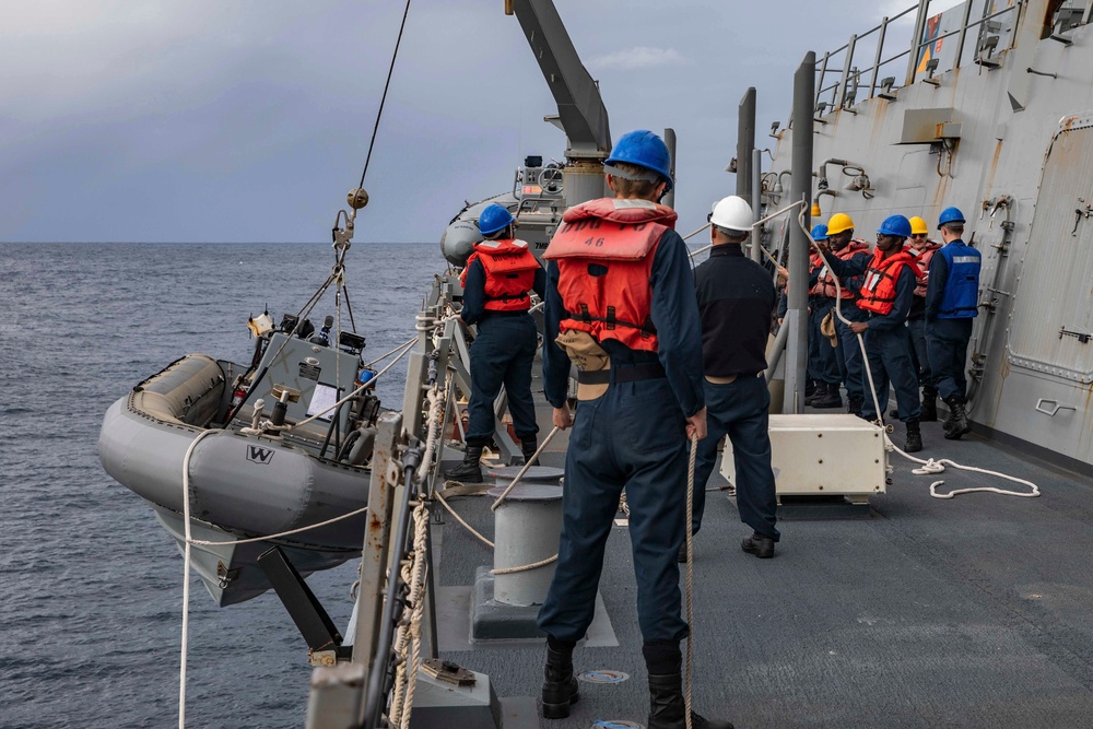 USS Higgins Conducts Training Drills