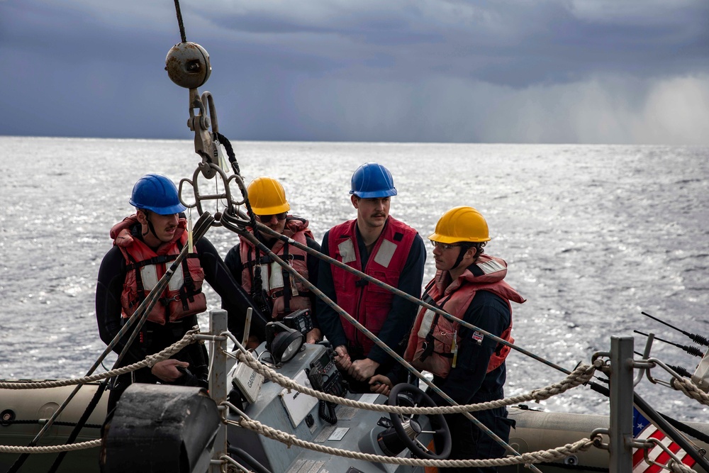 USS Higgins Conducts Training Drills