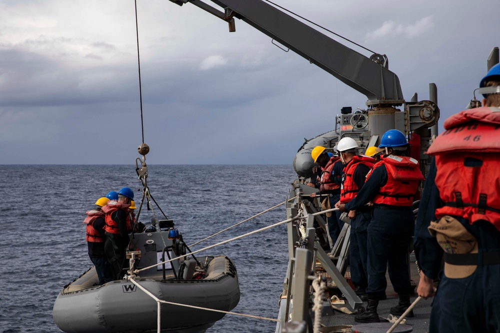 USS Higgins Conducts Training Drills