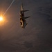 Refueling Strike Eagles over U.S. CENTCOM