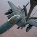 Refueling Strike Eagles over U.S. CENTCOM