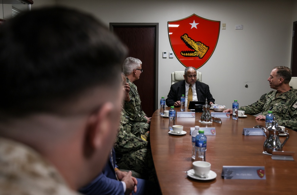 Secretary of the Navy visits Task Force 51/5