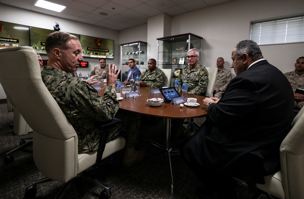 Secretary of the Navy visits Task Force 51/5