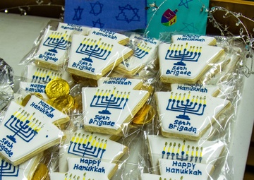 56th SBCT celebrates Hanukkah with cookies and latkes