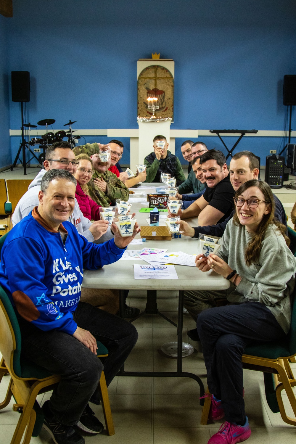 56th SBCT celebrates Hanukkah with cookies and latkes