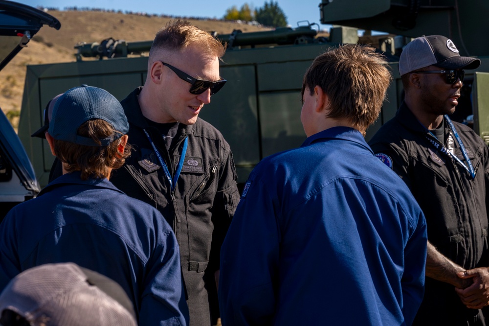 PACAF F-16 Demo Team participates in Warbirds over Wanaka 2024