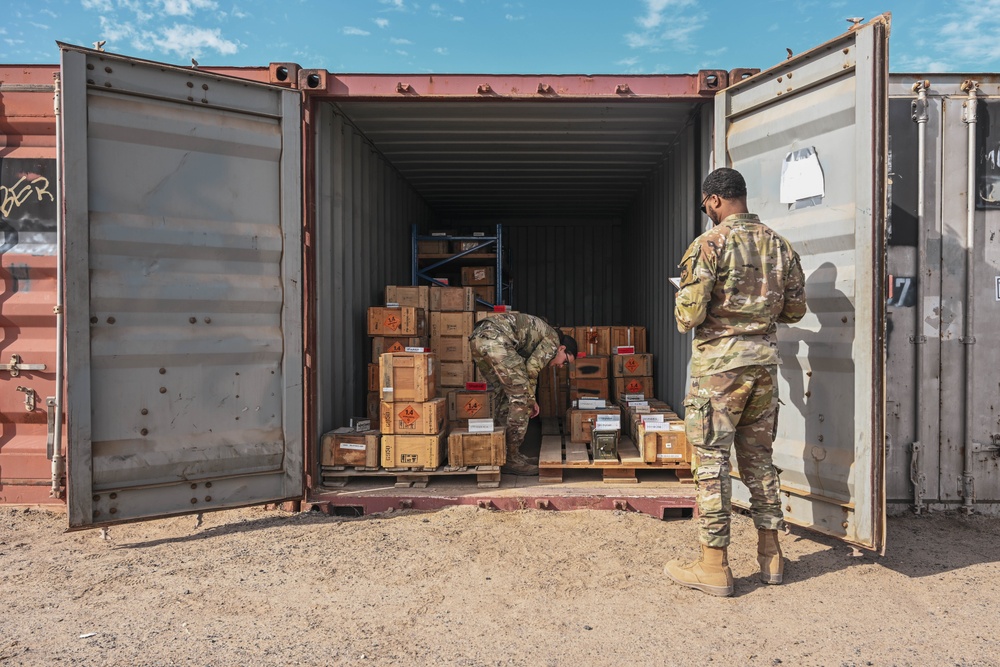 386th EMXS munitions flight keeps mission locked and loaded