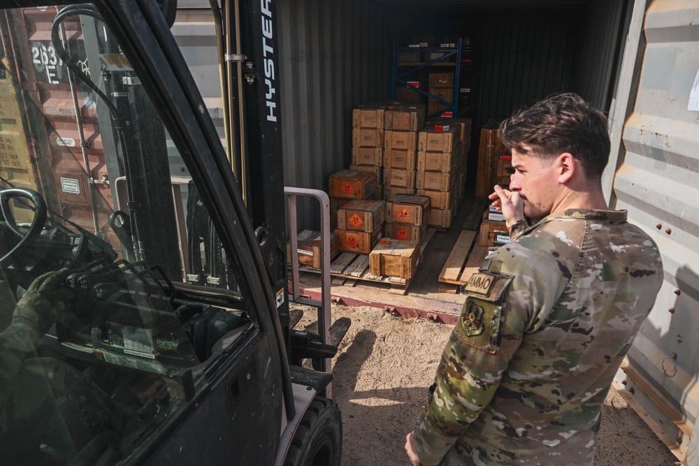 386th EMXS munitions flight keeps mission locked and loaded