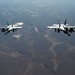 U.S. Navy EA/18 Growlers conduct combat patrols over CENTCOM AOR