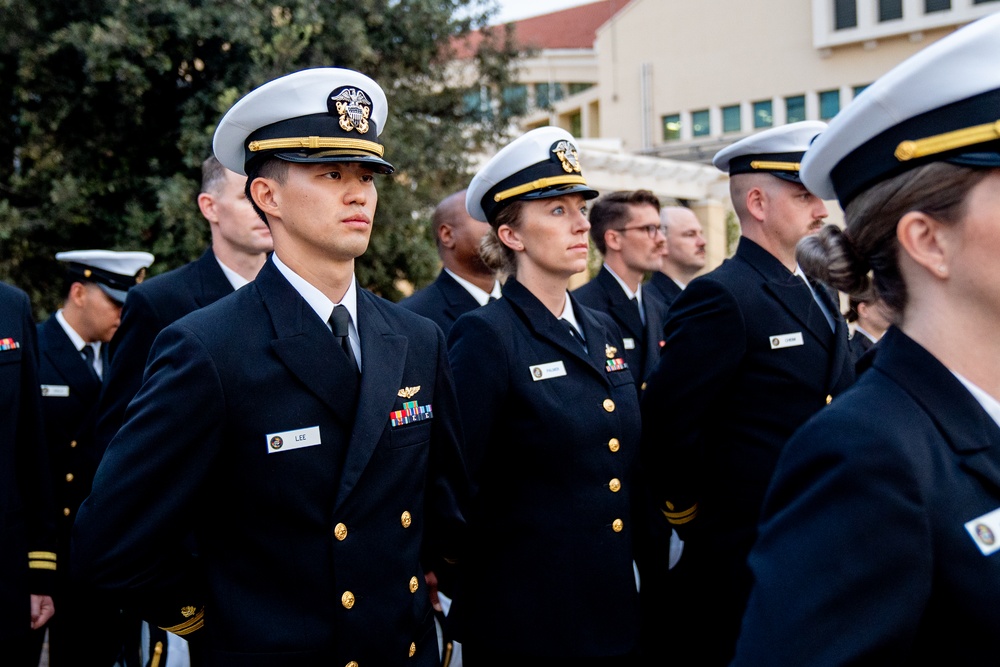 On  23OCT2024, US NMRTC Sigonella conducted its Command's annual Dress Blue Inspection.