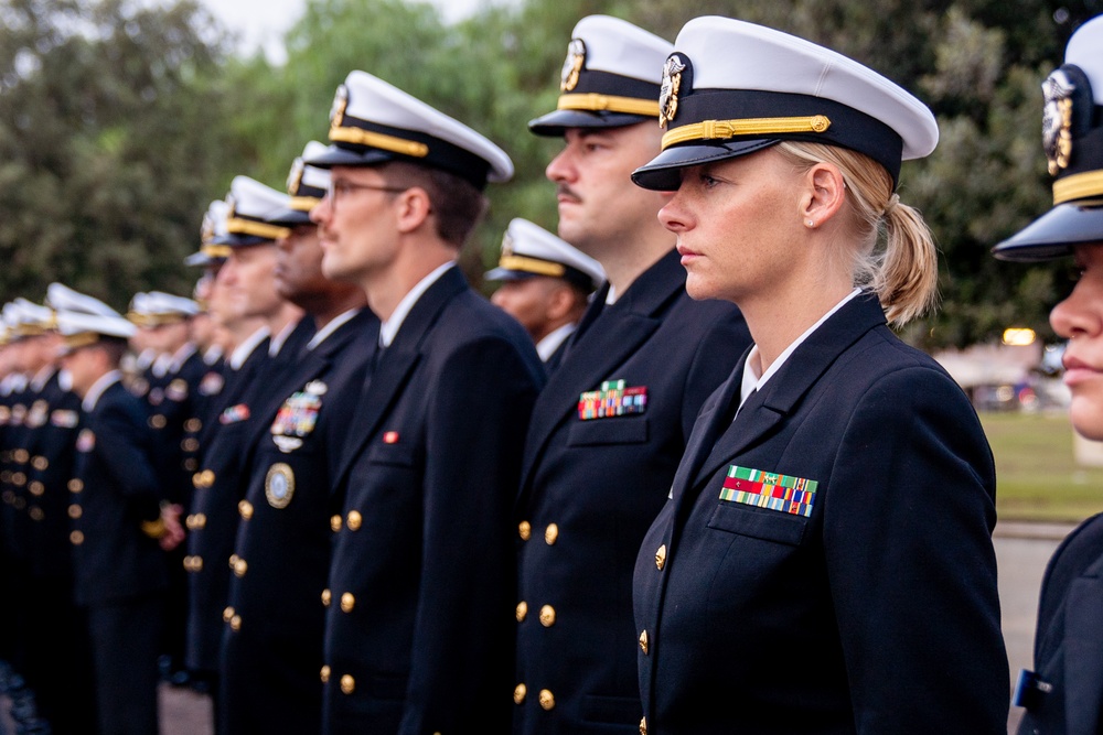 On  23OCT2024, US NMRTC Sigonella conducted its Command's annual Dress Blue Inspection.