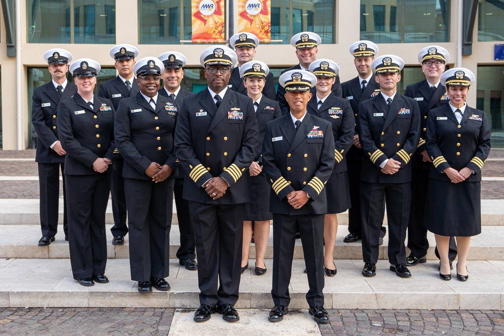 On  23OCT2024, US NMRTC Sigonella conducted its Command's annual Dress Blue Inspection.