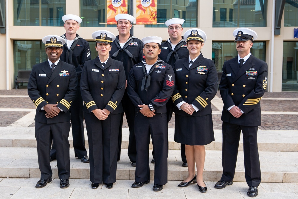 On  23OCT2024, US NMRTC Sigonella conducted its Command's annual Dress Blue Inspection.