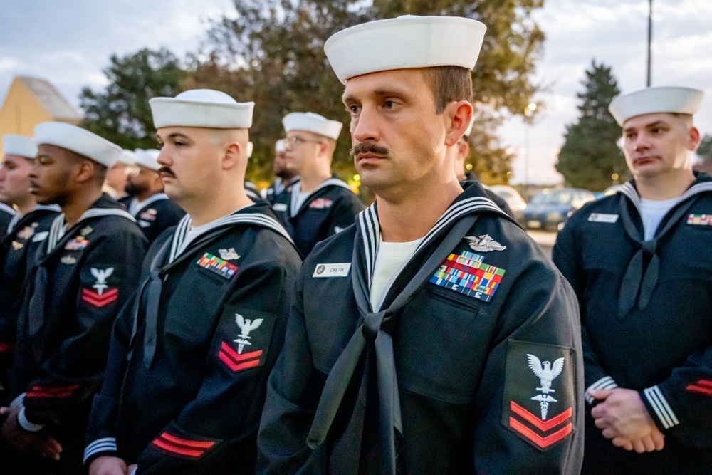 On  23OCT2024, US NMRTC Sigonella conducted its Command's annual Dress Blue Inspection.