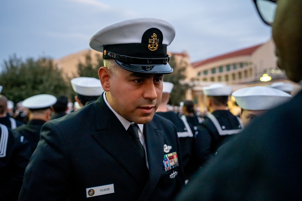 On  23OCT2024, US NMRTC Sigonella conducted its Command's annual Dress Blue Inspection.
