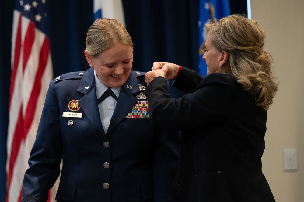 102nd Intelligence Wing promotes Bethann Crouch to Colonel