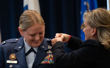 102nd Intelligence Wing promotes Bethann Crouch to Colonel