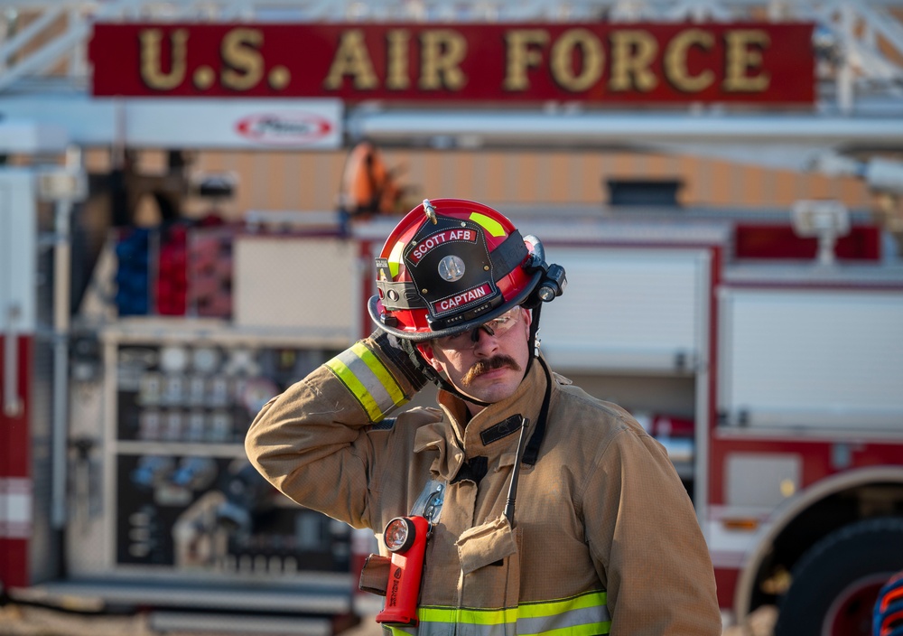 375th Air Mobility Wing firefighters hone rescue skills during Fire Prevention Week