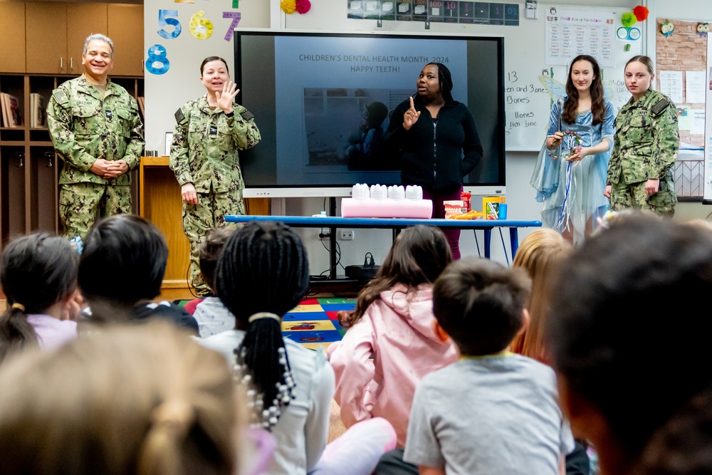 On 27FEB2024, US NMRTC Sigonella Dental Directorate conducted its annual children’s Dental Health Month visit to DODEA Sigonella Elementary School in Catania, Italy.