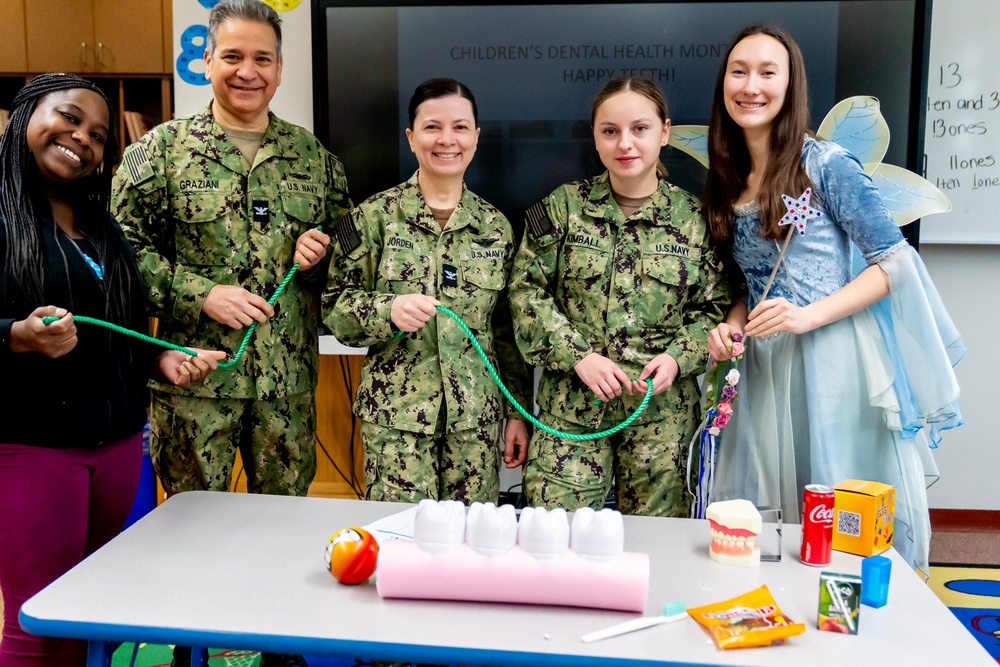 On 27FEB2024, US NMRTC Sigonella Dental Directorate conducted its annual children’s Dental Health Month visit to DODEA Sigonella Elementary School in Catania, Italy.