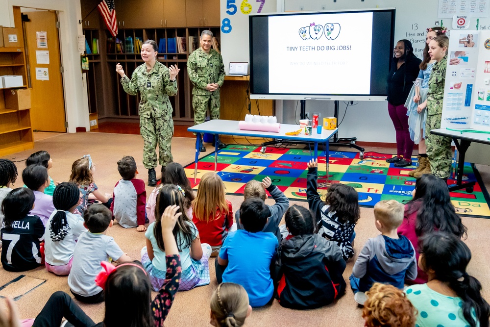 On 27FEB2024, US NMRTC Sigonella Dental Directorate conducted its annual children’s Dental Health Month visit to DODEA Sigonella Elementary School in Catania, Italy.