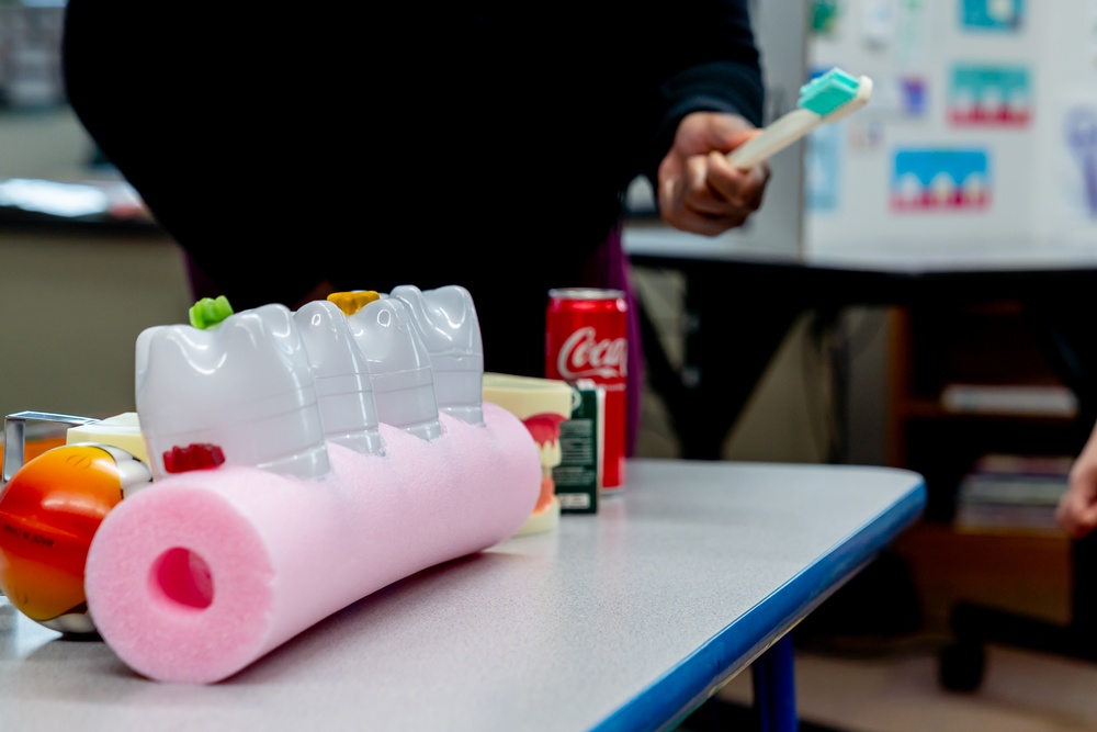 On 27FEB2024, US NMRTC Sigonella Dental Directorate conducted its annual Children’s Dental Health Month visit to DODEA Sigonella Elementary School in Catania, Italy.