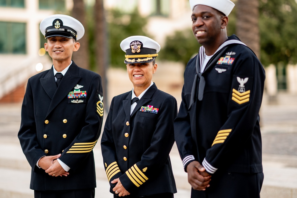 On  13OCT2023, US NMRTC Sigonella conducted its Command's annual Dress Blue Inspection.