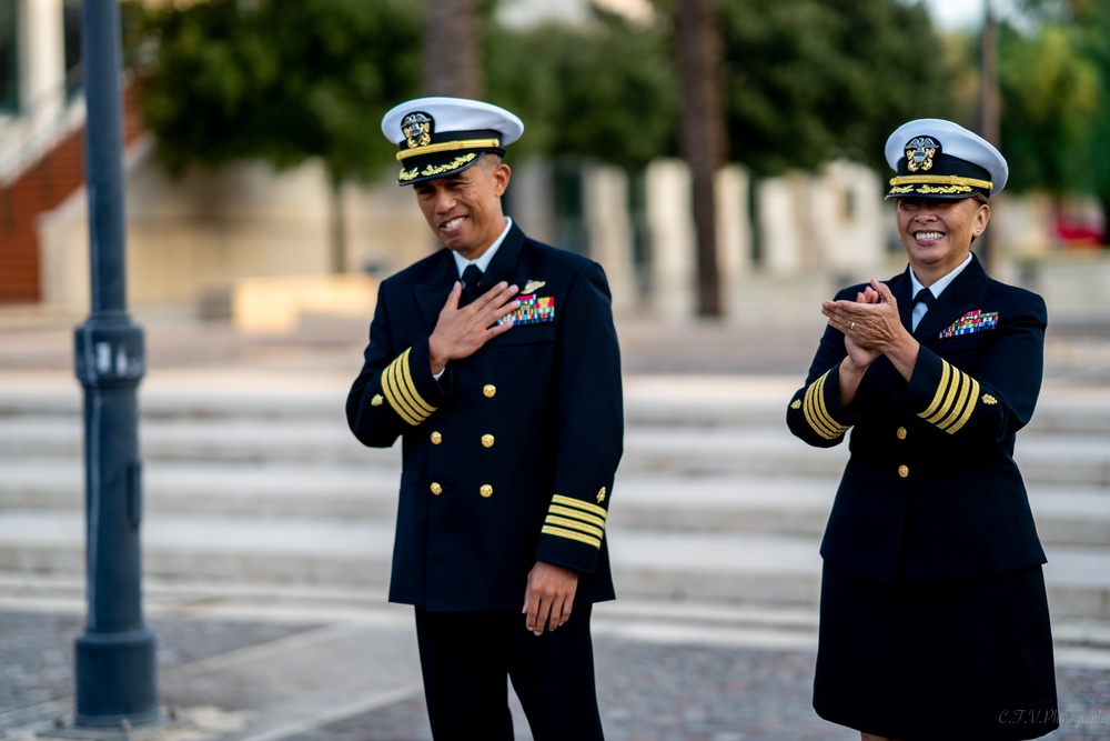 On  13OCT2023, US NMRTC Sigonella conducted its Command's annual Dress Blue Inspection.