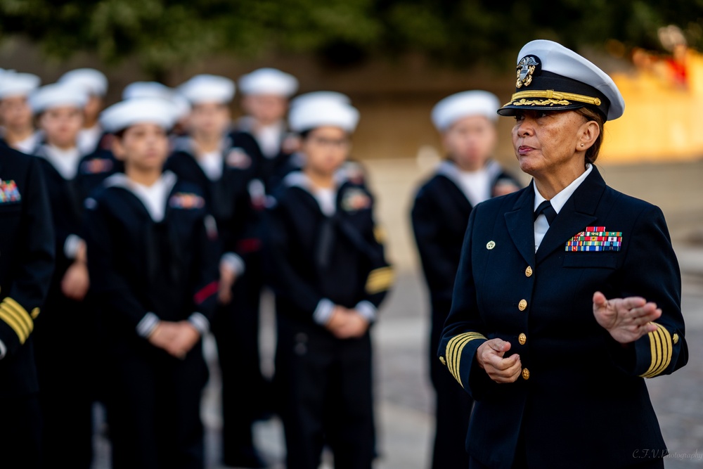 On  13OCT2023, US NMRTC Sigonella conducted its Command's annual Dress Blue Inspection.