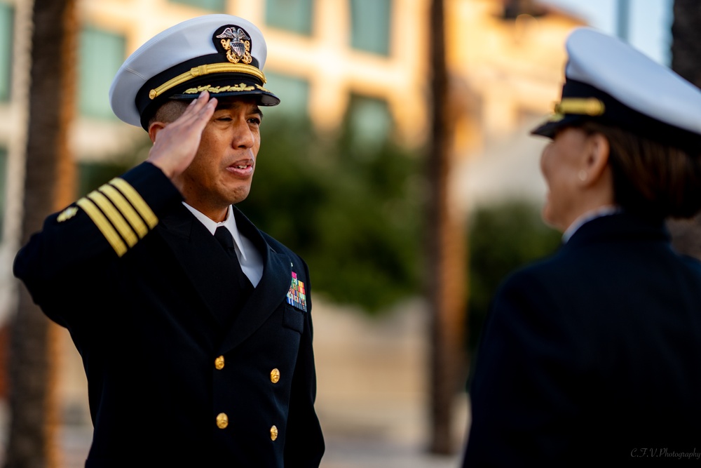 On  13OCT2023, US NMRTC Sigonella conducted its Command's annual Dress Blue Inspection.