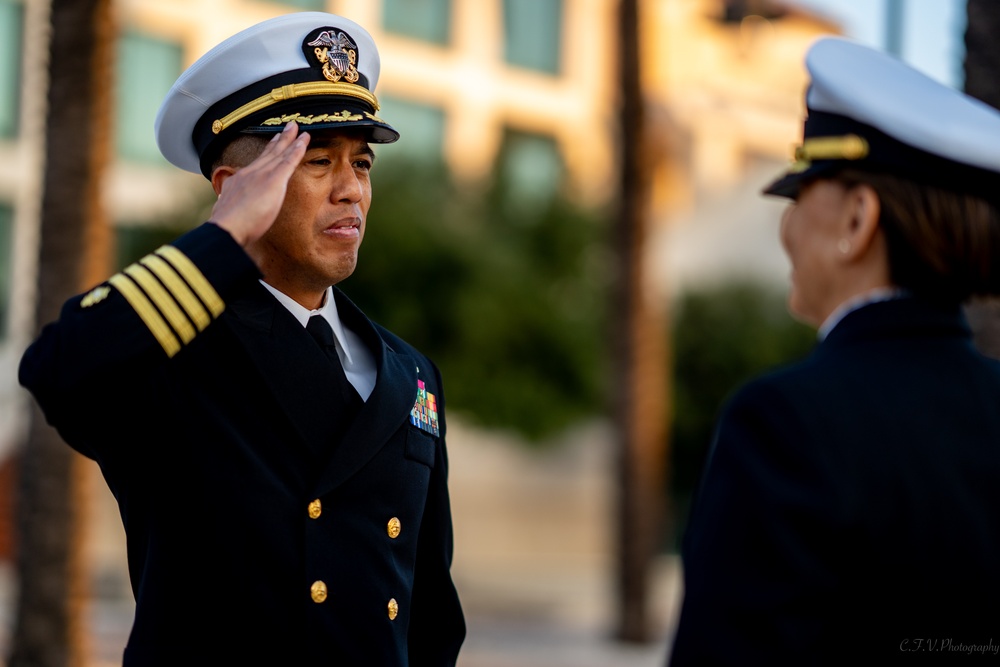 On  13OCT2023, US NMRTC Sigonella conducted its Command's annual Dress Blue Inspection.