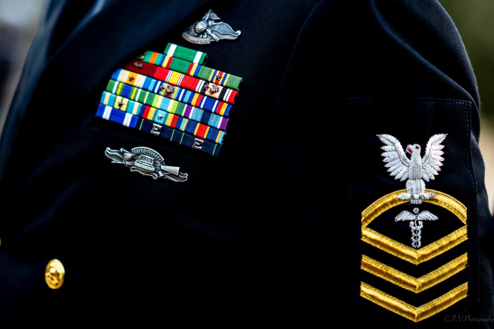 On  13OCT2023, US NMRTC Sigonella conducted its Command's annual Dress Blue Inspection.