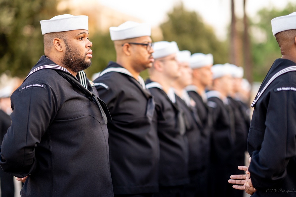 On  13OCT2023, US NMRTC Sigonella conducted its Command's annual Dress Blue Inspection.