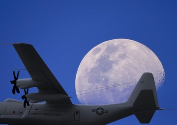 Rendering of the U.S. Navy's future E-130J aircraft