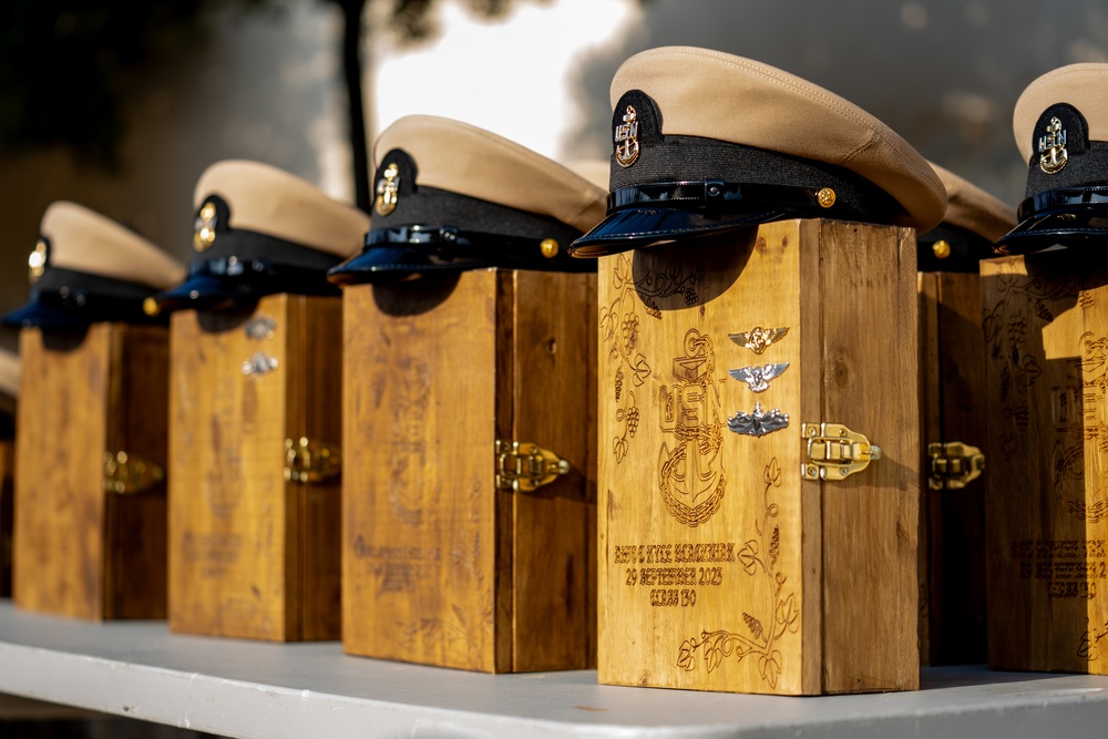 2023 Naval Air Station Sigonella Chief Pinning Ceremony, Italy  29Sep2023